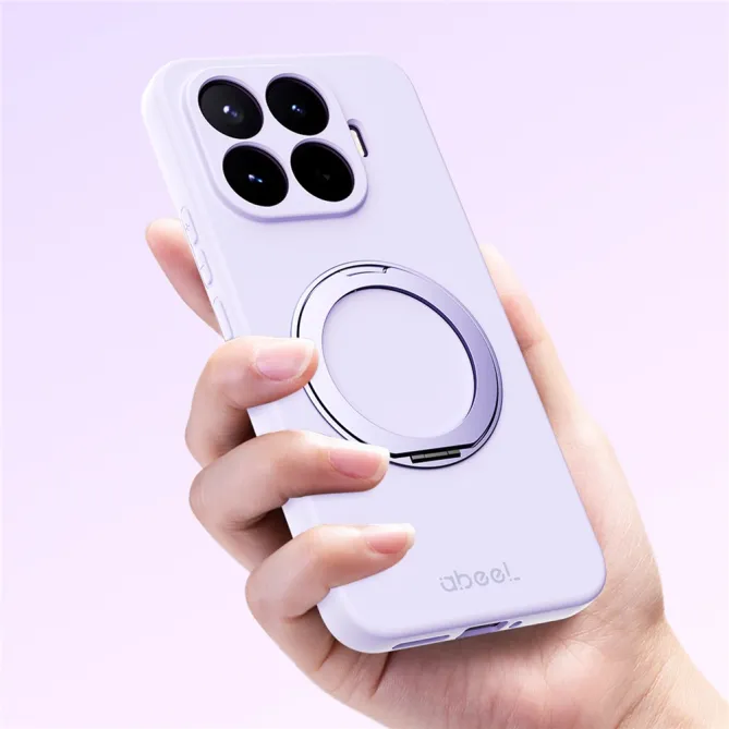 Coque Xiaomi 17T Pro Silicone Liquide Magnétique avec Support