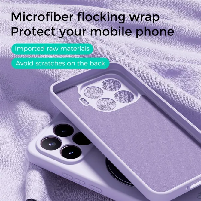 Coque Xiaomi 17T Pro Silicone Liquide Magnétique avec Support