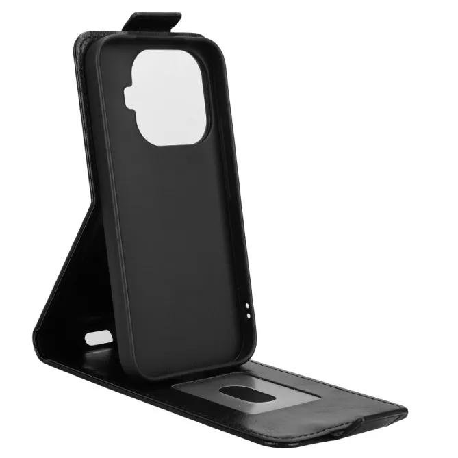 Housse Xiaomi 17T Pro Effet Cuir Clapet Vertical avec Porte-Cartes