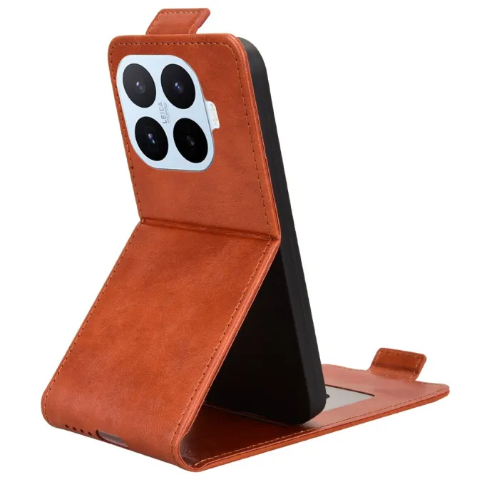 Housse Xiaomi 17T Pro Effet Cuir Clapet Vertical avec Porte-Cartes