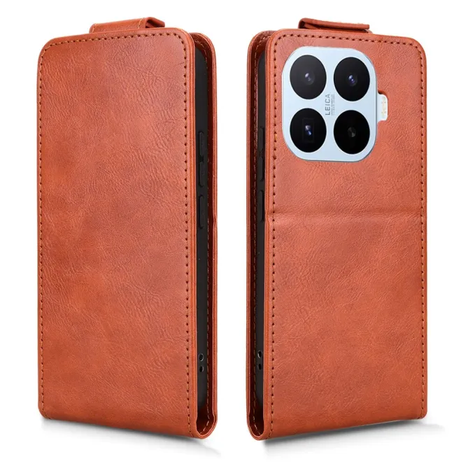 Housse Xiaomi 17T Pro Effet Cuir Clapet Vertical avec Porte-Cartes