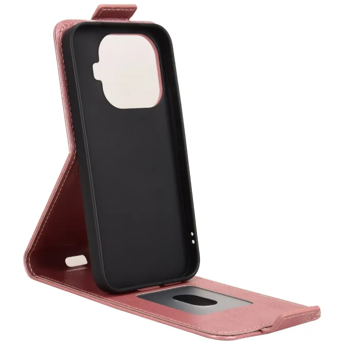 Housse Xiaomi 17T Pro Effet Cuir Clapet Vertical avec Porte-Cartes