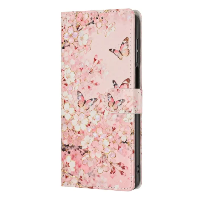 Housse Xiaomi 17T Pro Sakura Papillons à Rabat