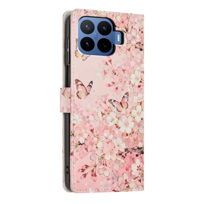 Housse Xiaomi 17T Pro Sakura Papillons à Rabat