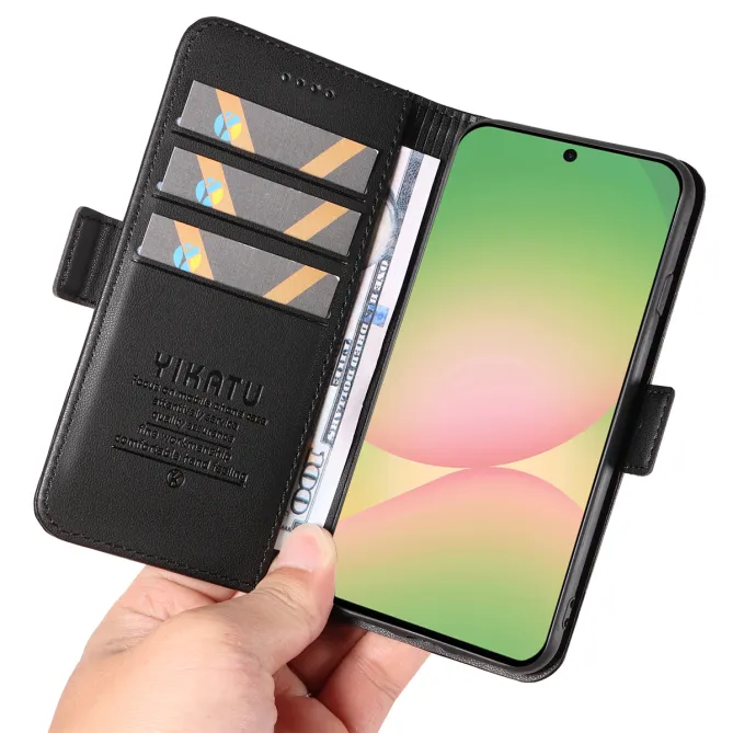 Housse Xiaomi 17T Pro Effet Cuir YIKATU Porte-Cartes