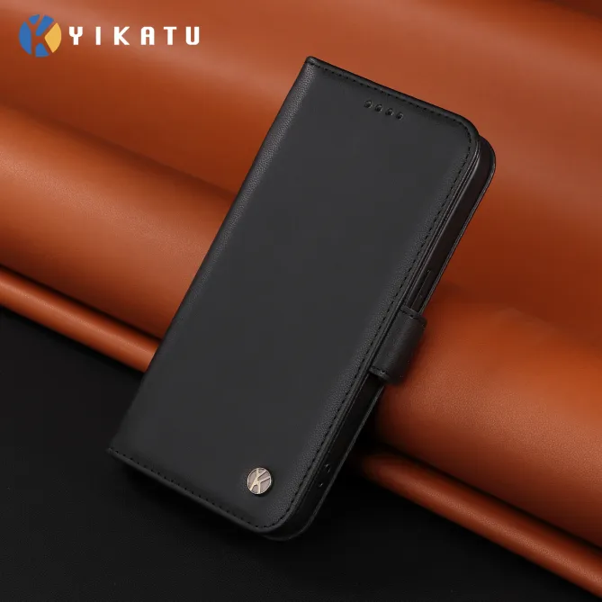 Housse Xiaomi 17T Pro Effet Cuir YIKATU Porte-Cartes