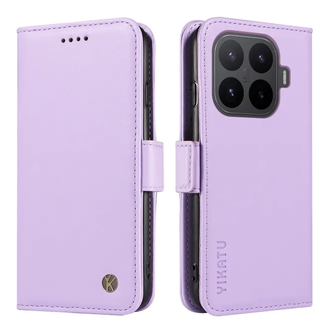 Housse Xiaomi 17T Pro Effet Cuir YIKATU Porte-Cartes