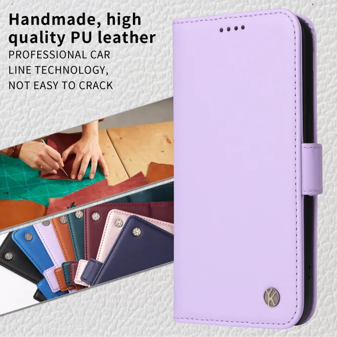 Housse Xiaomi 17T Pro Effet Cuir YIKATU Porte-Cartes
