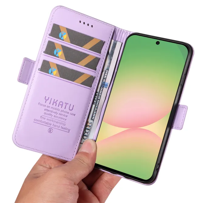 Housse Xiaomi 17T Pro Effet Cuir YIKATU Porte-Cartes