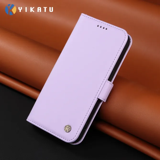 Housse Xiaomi 17T Pro Effet Cuir YIKATU Porte-Cartes
