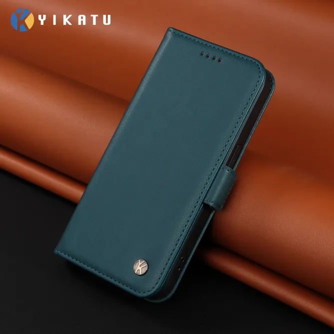 Housse Xiaomi 17T Pro Effet Cuir YIKATU Porte-Cartes