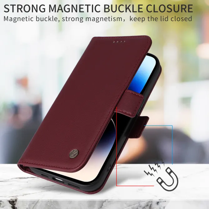 Housse Xiaomi 17T Pro Effet Cuir YIKATU Porte-Cartes