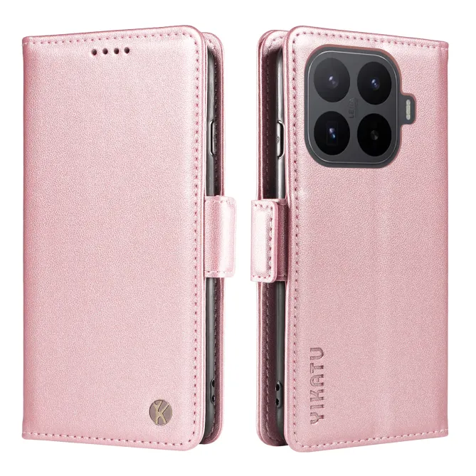 Housse Xiaomi 17T Pro Effet Cuir YIKATU Porte-Cartes