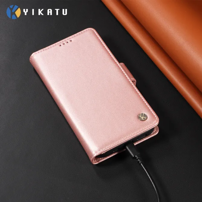 Housse Xiaomi 17T Pro Effet Cuir YIKATU Porte-Cartes
