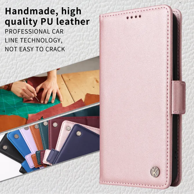 Housse Xiaomi 17T Pro Effet Cuir YIKATU Porte-Cartes