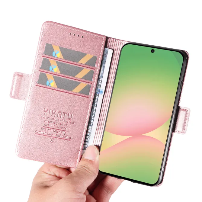 Housse Xiaomi 17T Pro Effet Cuir YIKATU Porte-Cartes