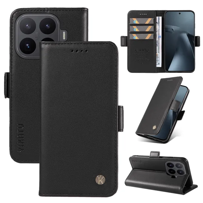 Housse Xiaomi 17T Effet Cuir YIKATU Porte-Cartes