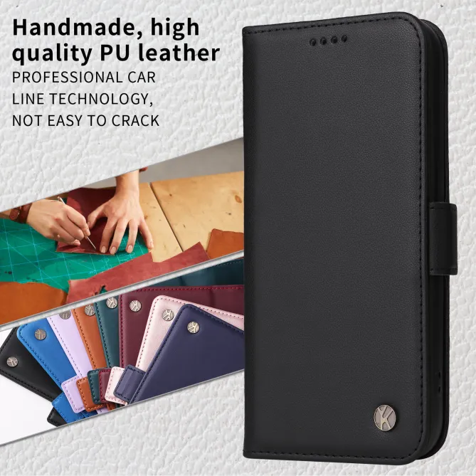 Housse Xiaomi 17T Effet Cuir YIKATU Porte-Cartes