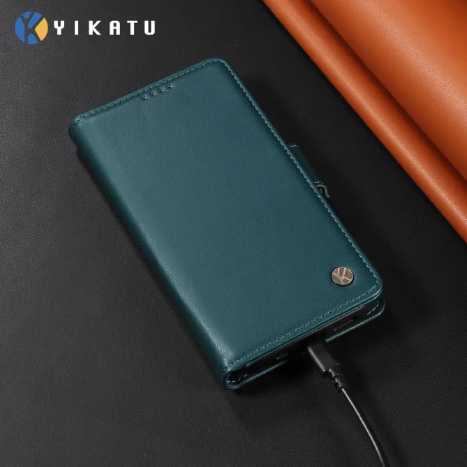 Housse Xiaomi 17T Effet Cuir YIKATU Porte-Cartes
