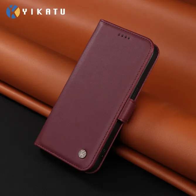 Housse Xiaomi 17T Effet Cuir YIKATU Porte-Cartes