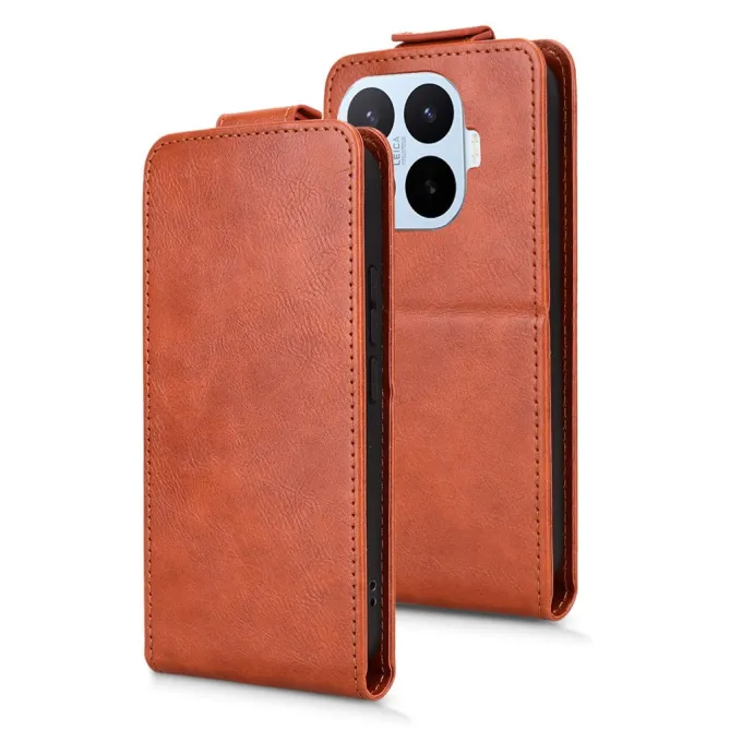Housse Xiaomi 17T Effet Cuir Clapet Vertical avec Porte-Cartes