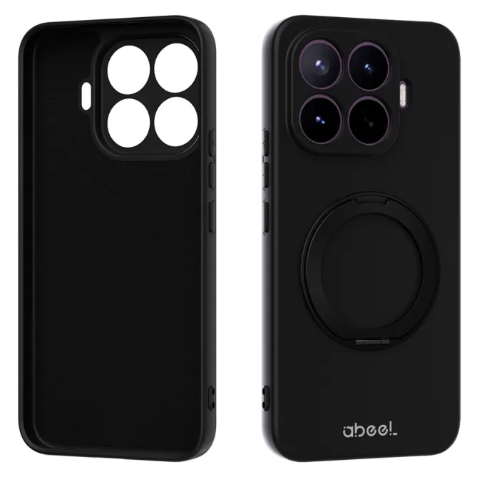 Coque Xiaomi 17T Silicone Liquide Magnétique avec Support