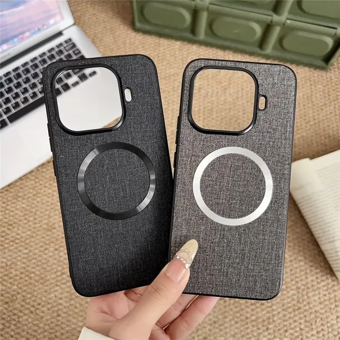 Coque Xiaomi 17T Texture Tissu Magnétique