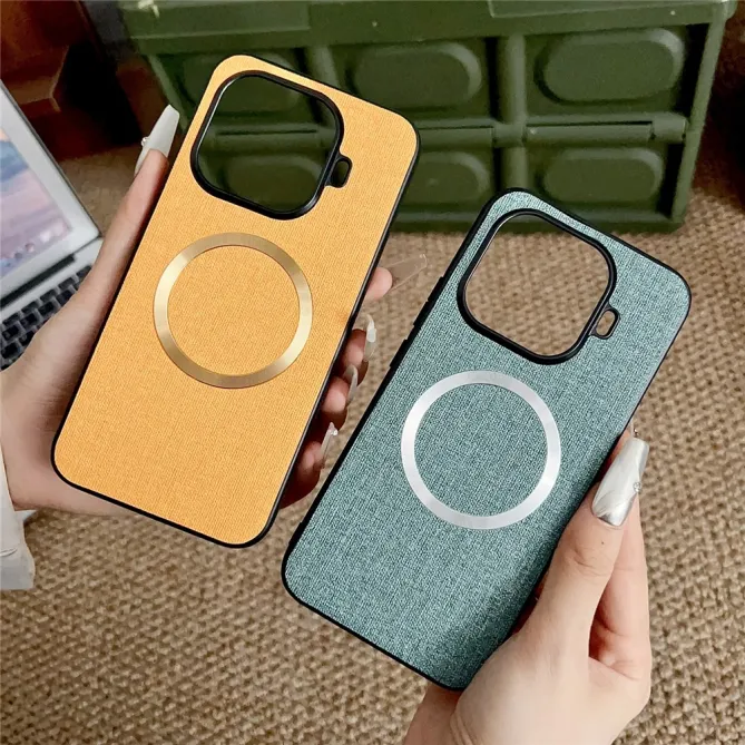 Coque Xiaomi 17T Texture Tissu Magnétique