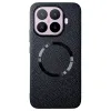 Coque Xiaomi 17T Effet Cuir Grainé Magnétique