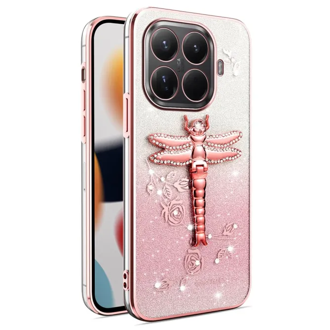 Coque Xiaomi 17T Libellule Strass Support