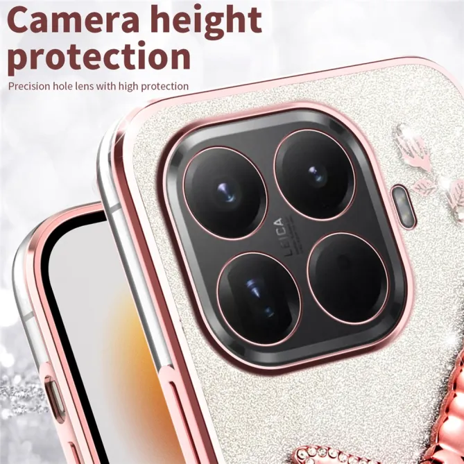 Coque Xiaomi 17T Libellule Strass Support