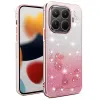 Coque Xiaomi 17T Roses Strass Dégradé Pailleté