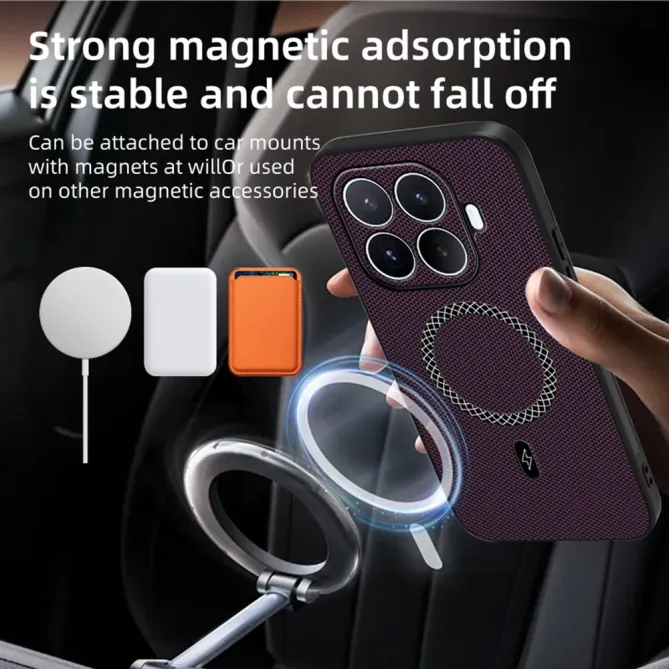 Coque Xiaomi 17T Magnétique Style Nylon
