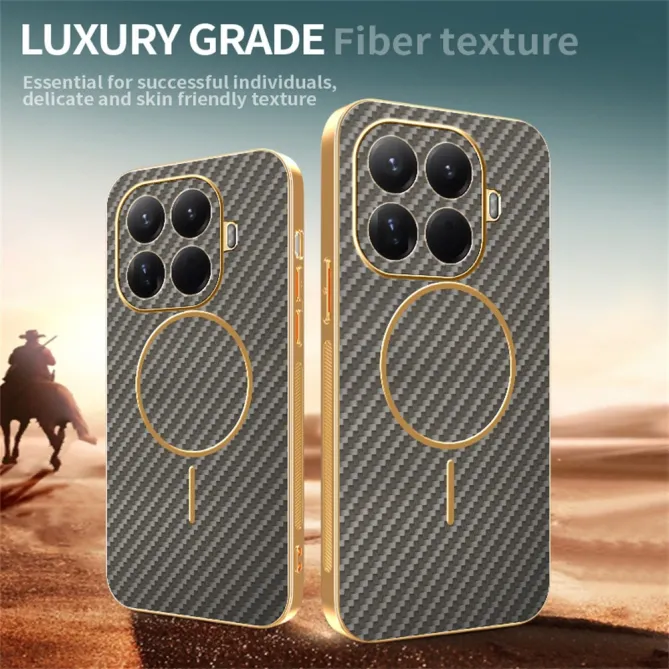 Coque Xiaomi 17T Magnétique Texture Carbone