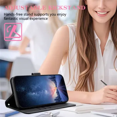 Housse Xiaomi 17T Noeud Doré avec Bandoulière