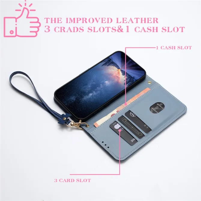 Housse Xiaomi 17T Noeud Doré avec Bandoulière