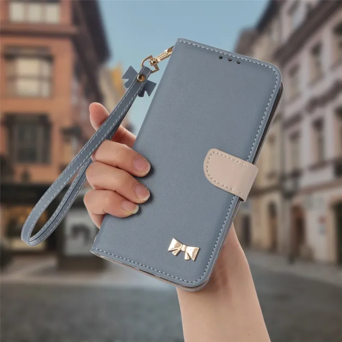 Housse Xiaomi 17T Noeud Doré avec Bandoulière