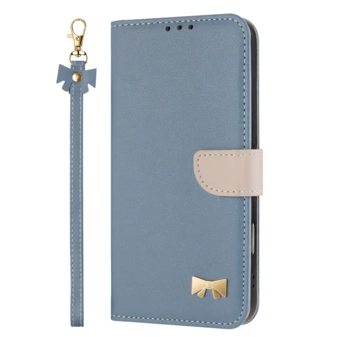 Housse Xiaomi 17T Noeud Doré avec Bandoulière