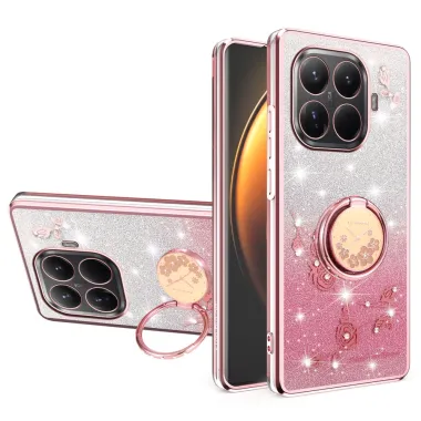 Coque Xiaomi 17T Anneau Roses Strass