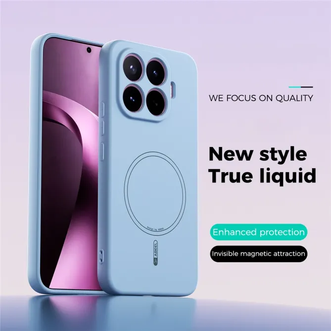 Coque Xiaomi 17T Silicone Liquide Magnétique