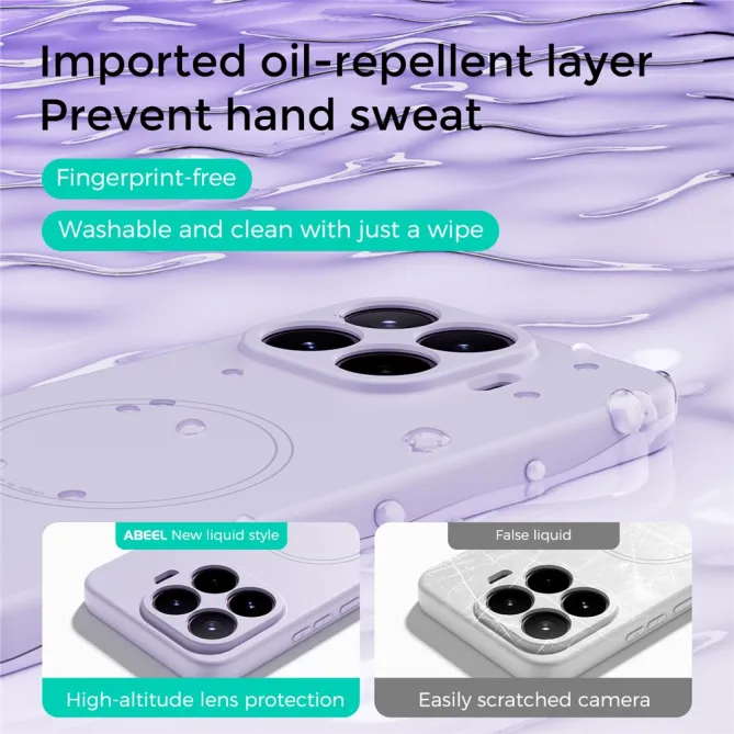 Coque Xiaomi 17T Silicone Liquide Magnétique