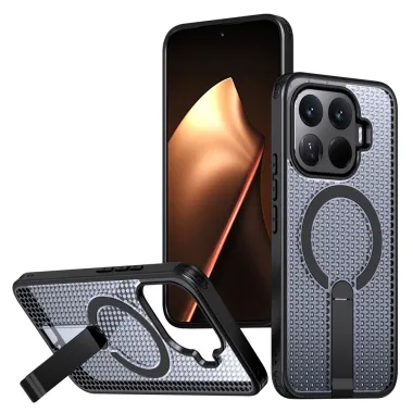 Coque Xiaomi 17T Magnétique Béquille Grille Ventilée