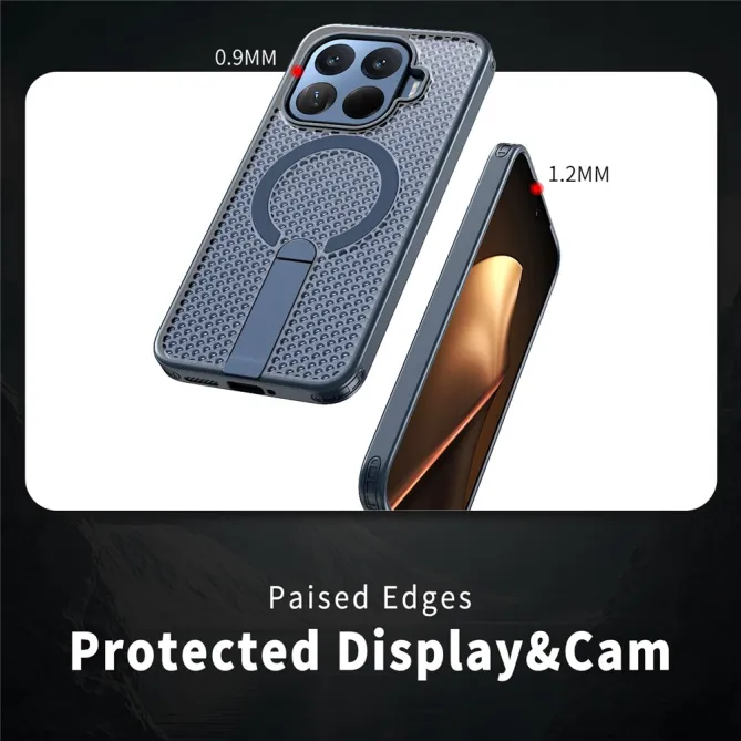 Coque Xiaomi 17T Magnétique Béquille Grille Ventilée