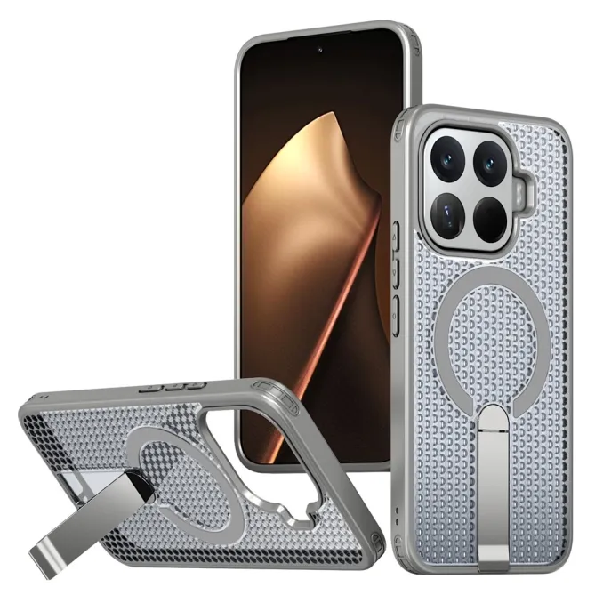 Coque Xiaomi 17T Magnétique Béquille Grille Ventilée
