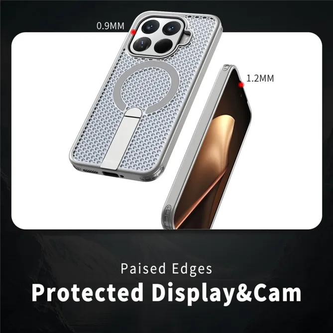 Coque Xiaomi 17T Magnétique Béquille Grille Ventilée