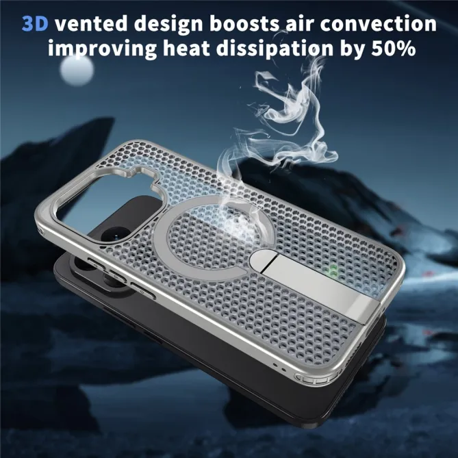 Coque Xiaomi 17T Magnétique Béquille Grille Ventilée