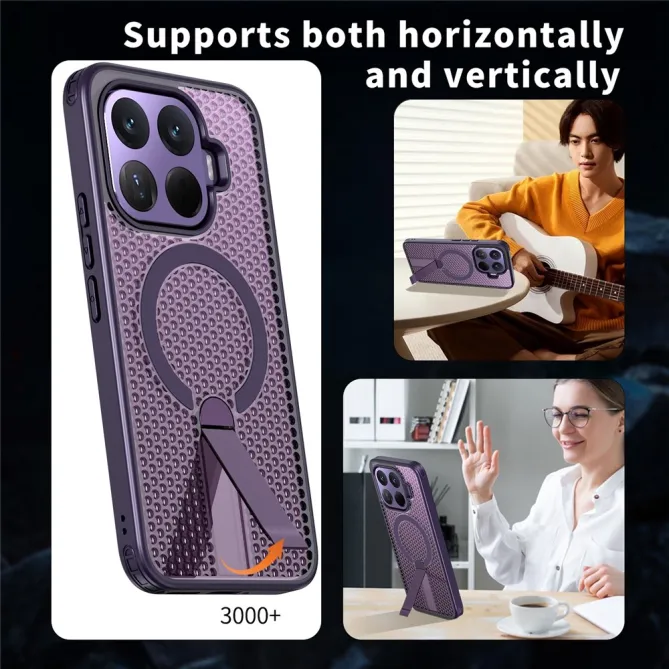 Coque Xiaomi 17T Magnétique Béquille Grille Ventilée