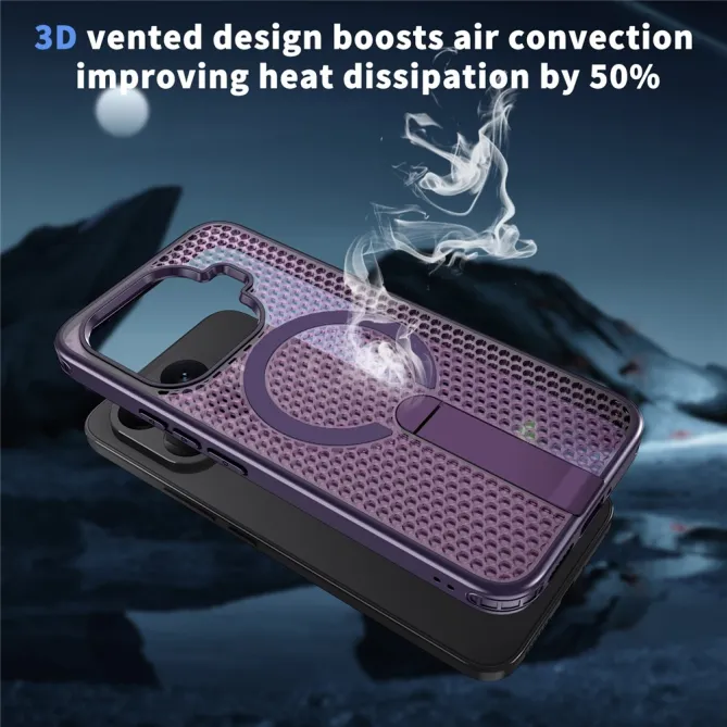 Coque Xiaomi 17T Magnétique Béquille Grille Ventilée