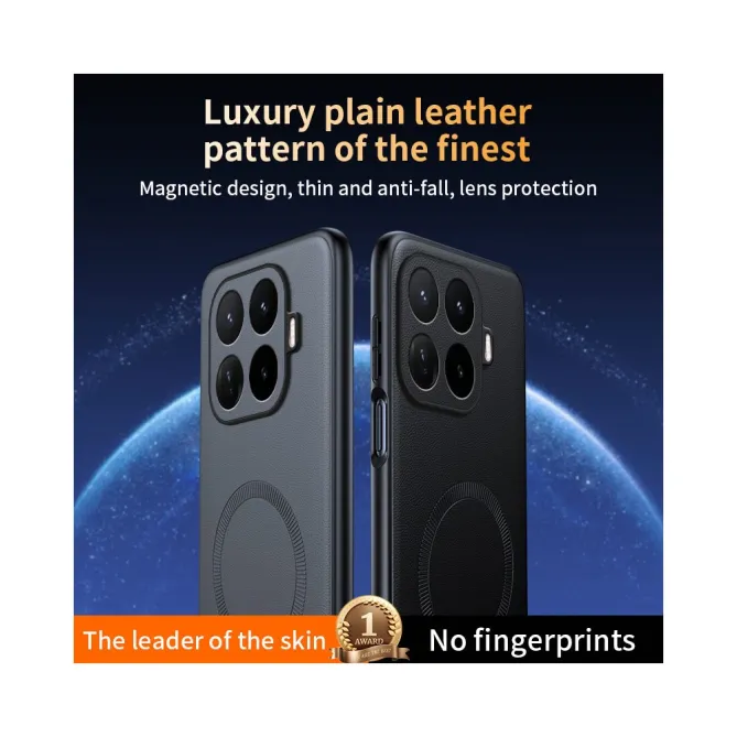 Coque Xiaomi 17T Cuir Magnétique Aimant N52