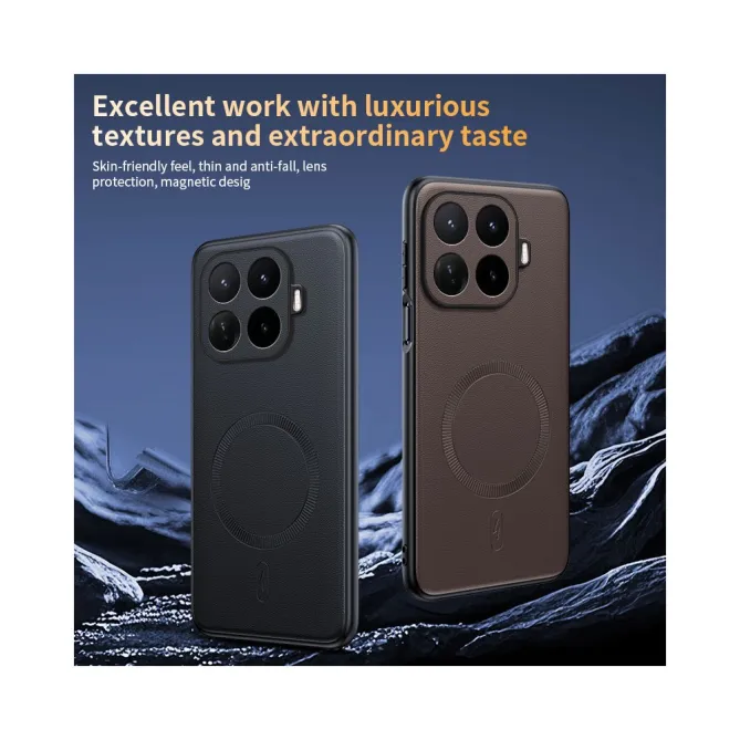 Coque Xiaomi 17T Cuir Magnétique Aimant N52